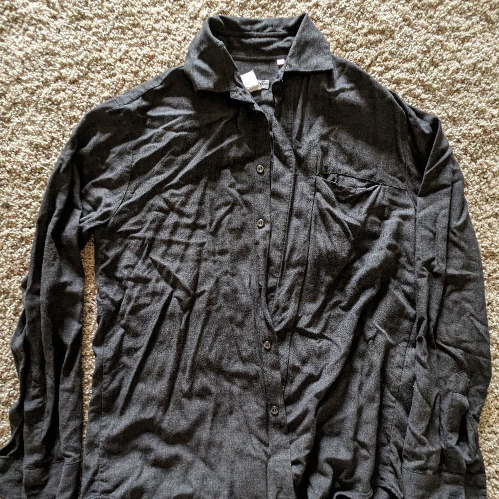 Vintage Men's S Emporio Armani Black Shirt